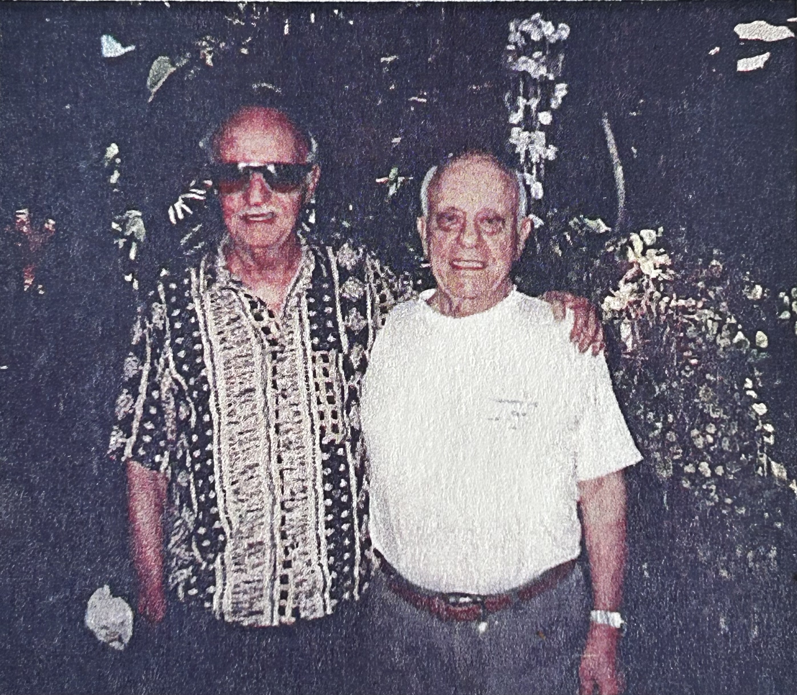 Don Peterman with his brother T. Robert